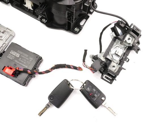 Lock Key Set Gauge Cluster ECU Gateway 2019 VW Golf MK7 1.8T - 06K 907 425 B