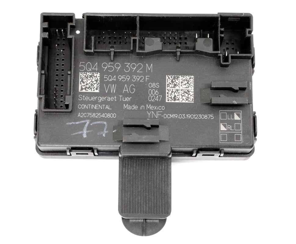 RH Door Control Module 18-20 VW Golf Sportwagen Jetta MK7 Tiguan - 5Q4 ...
