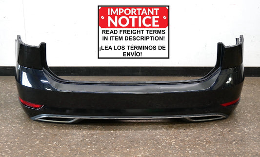 Rear Bumper Cover 18-19 VW Golf Sportwagen MK7 LC9X Black Genuine 5GM 807 421 AM