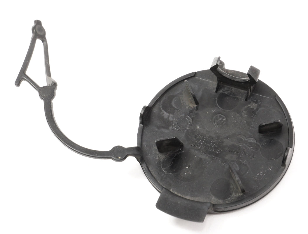 Rear Tow Cap Cover 15-17 VW Golf Sportwagen MK7 L041 Black Genuine 5GM 807 441 A