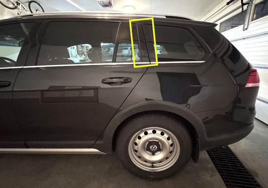 LH Rear Exterior Door Pillar Trim 15-19 VW Sportwagen Alltrack MK7 5G9 839 909 C