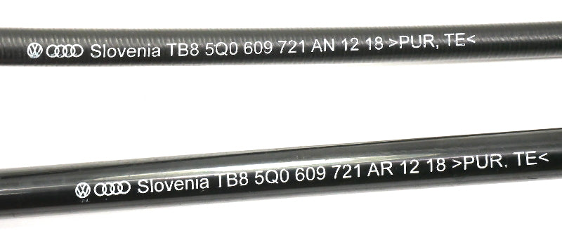 Parking E-Brake Cables & Tubes 15-21 VW Golf GTI Alltrack MK7 - 5Q0 609 721 AR