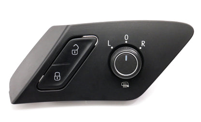 Door Lock Mirror Switch Trim 15-21 VW Golf GTI Sportwagen MK7 - 5G0 959 565 AC