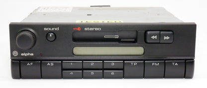 Euro Spec Alpha Radio Head Unit Tape Deck VW Jetta Golf Mk3 Passat B4 Eurovan