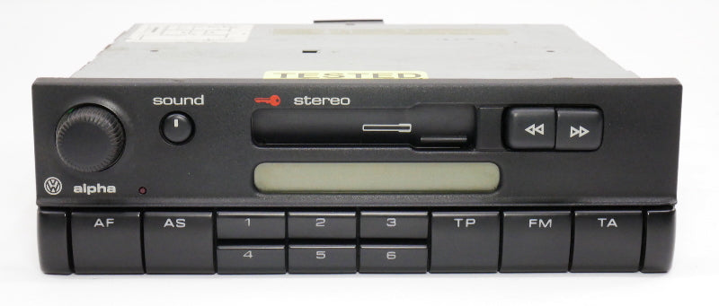 Euro Spec Alpha Radio Head Unit Tape Deck VW Jetta Golf Mk3 Passat B4 Eurovan