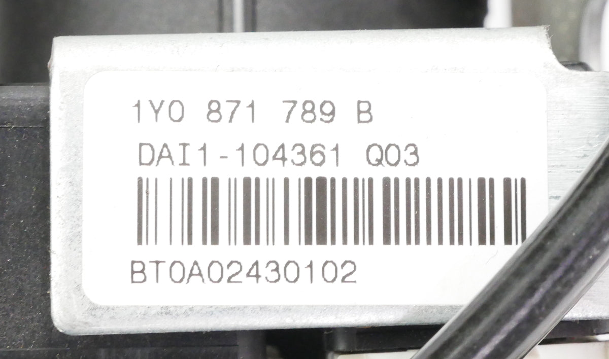 Convertible Top Motor Pump & Lines 03-10 VW Beetle - Genuine - 1Y0 871 789 B