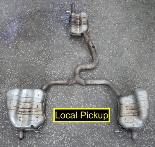 Exhaust System 17-19 VW Golf Sportwagen MK7 4motion - Genuine - 5GM 253 181 BE