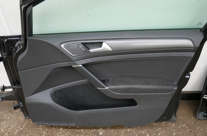 RH Front & Rear Doors 15-19 VW Golf Sportwagen MK7 L041 Black - Genuine