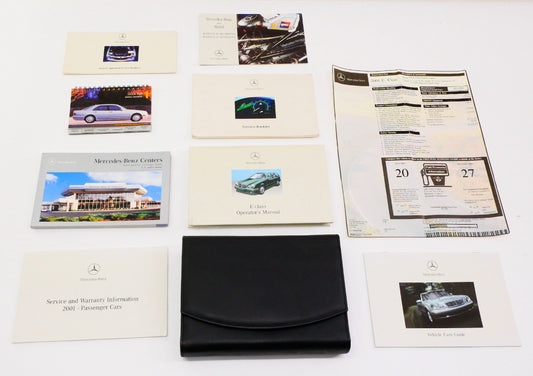 Owners Manual Books 2001 Mercedes Benz E320 W210 - Genuine