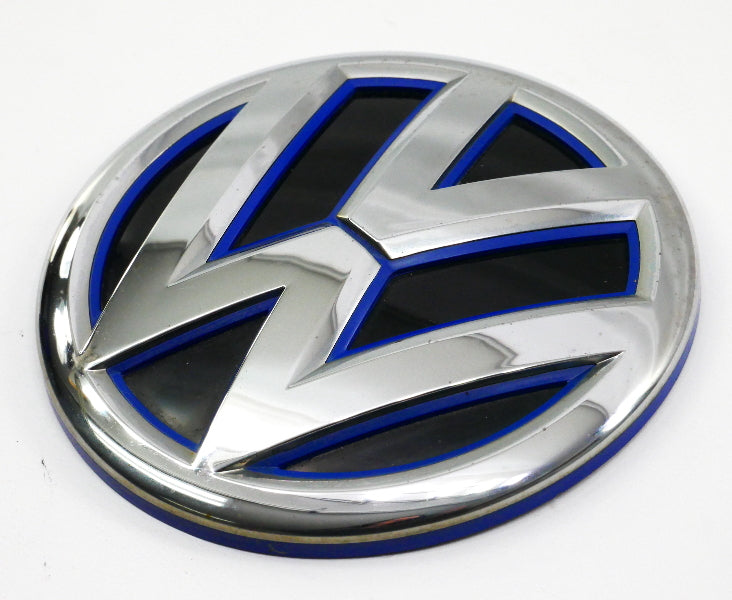 Blue Hybrid Trunk Emblem Badge 11-18 VW Jetta Sedan MK6 - Genuine 5C6 853 630