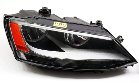 Headlights Head Lamps Set 11-14 VW Jetta Sedan MK6 - Genuine - 5C7 941 005