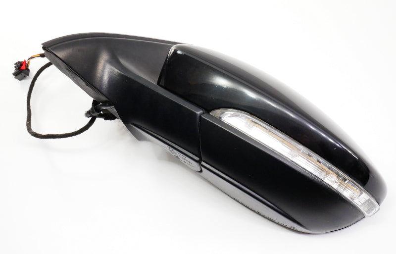 LH Side View Door Exterior Mirror 11-18 VW Jetta MK6 LC9X Black Pearl - Genuine
