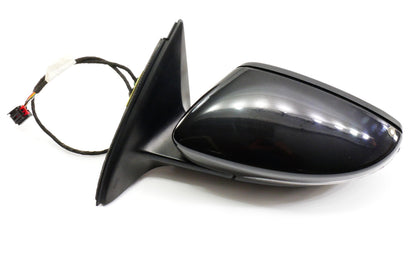LH Side View Door Exterior Mirror 11-18 VW Jetta MK6 LC9X Black Pearl - Genuine