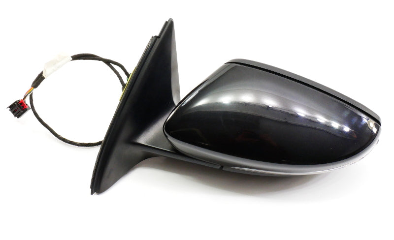 LH Side View Door Exterior Mirror 11-18 VW Jetta MK6 LC9X Black Pearl - Genuine