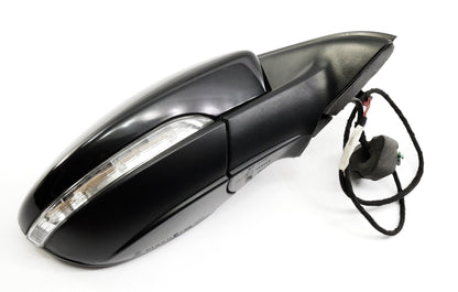 RH Side View Door Exterior Mirror 11-18 VW Jetta MK6 LC9X Black Pearl - Genuine