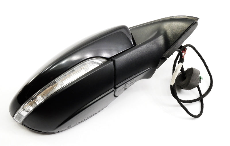 RH Side View Door Exterior Mirror 11-18 VW Jetta MK6 LC9X Black Pearl - Genuine