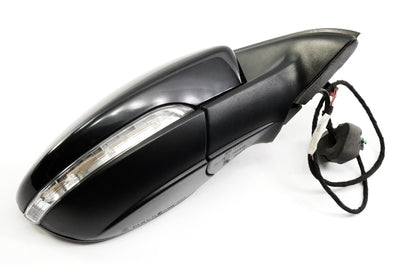 RH Side View Door Exterior Mirror 11-18 VW Jetta MK6 LC9X Black Pearl - Genuine
