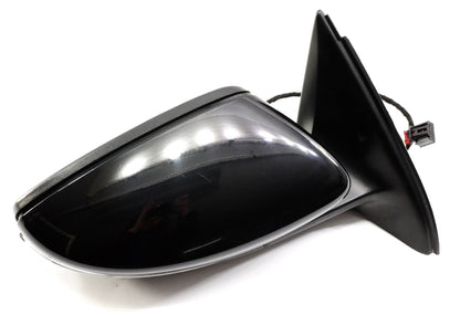 RH Side View Door Exterior Mirror 11-18 VW Jetta MK6 LC9X Black Pearl - Genuine