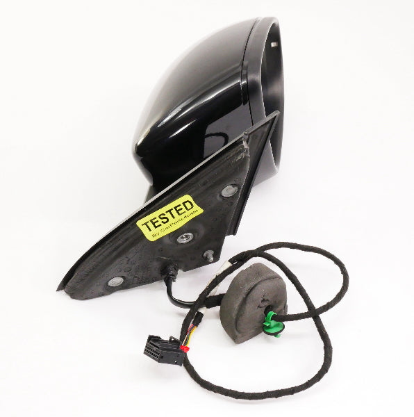 RH Side View Door Exterior Mirror 11-18 VW Jetta MK6 LC9X Black Pearl - Genuine