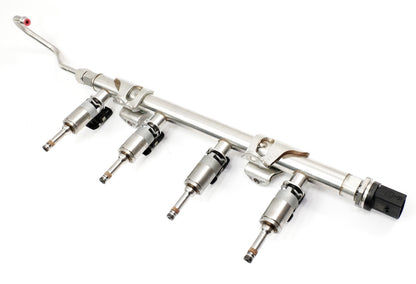 Fuel Injector Set & Rail 13-16 VW Jetta 1.4T Hybrid MK6 - Genuine 04E 133 320 D