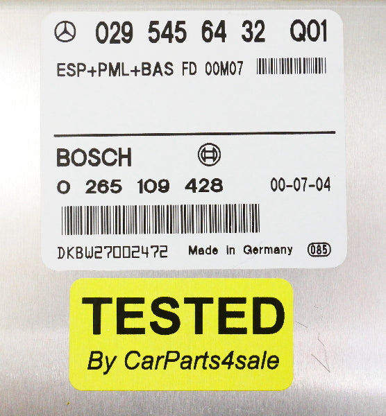 ESP + PML + BAS Module 00-03 Mercedes E320 E430 E55 W210 - 0295456432