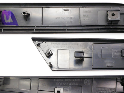 Brushed Look Dash & Door Panel Trim Set 11-18 VW Jetta MK6 Sedan - 5C6 867 439 A