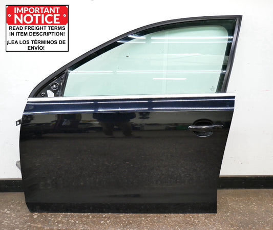 LH Driver Front Door Shell Assembly 11-18 VW Jetta Sedan MK6 LC9X Black Pearl