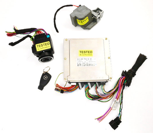 Ignition Key ECU Immobilizer Steering Lock 00-03 Mercedes E320 W210 A0305455832