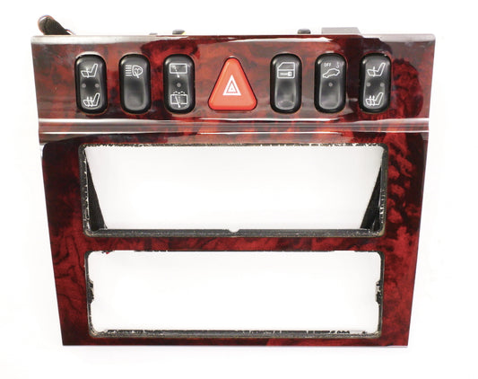 Wood Dash Switch Radio Climate Trim 98-02 Mercedes E320 E430 W210 - 2108200151