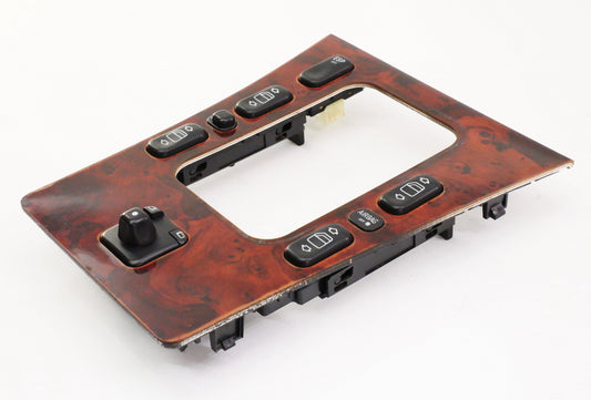 Wood Shifter Window Switch Trim 98-02 Mercedes E320 E430 W210 - Genuine