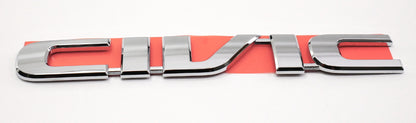 Rear Emblem Badge 01-05 Honda Civic - Genuine - 75722-S5A-000