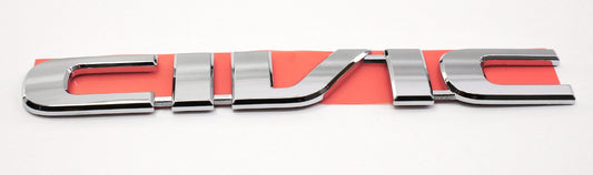 Rear Emblem Badge 01-05 Honda Civic - Genuine - 75722-S5A-000