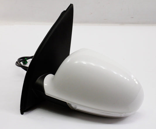 LH Exterior Side View Door Mirror 06-09 VW Rabbit GTI MK5 LB9A Candy White
