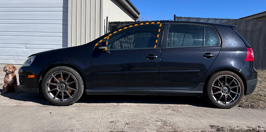 LH Front Window Door Seal Molding Trim 06-09 VW Rabbit GTI MK5 4 Door - Genuine