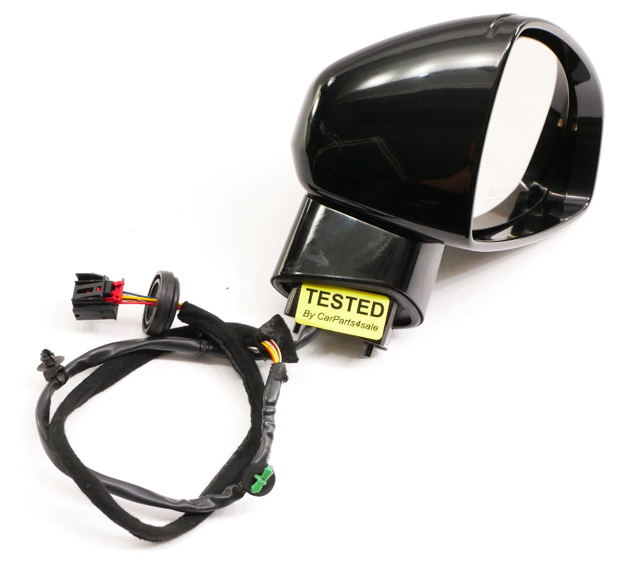 RH Side Door Exterior Mirror 08-15 Audi TT Coupe Convertible LY9B Black Genuine