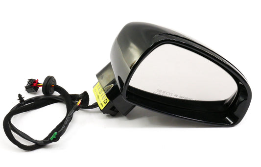 RH Side Door Exterior Mirror 08-15 Audi TT Coupe Convertible LY9B Black Genuine