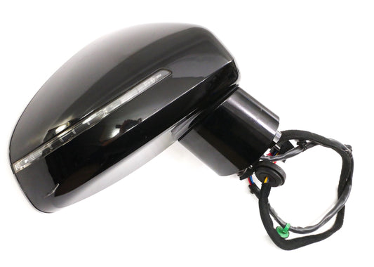 RH Side Door Exterior Mirror 08-15 Audi TT Coupe Convertible LY9B Black Genuine