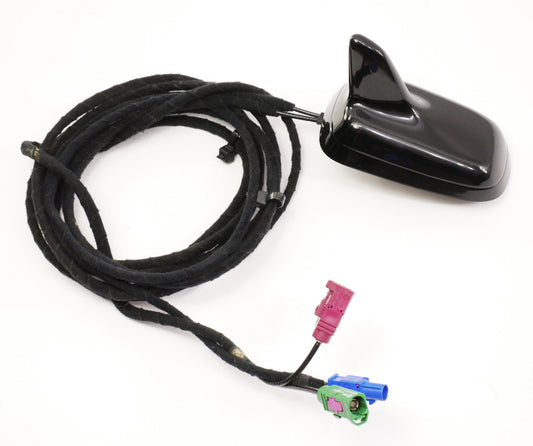 Roof Shark Fin Antenna 08-15 Audi TT Coupe - LY9B Black - Genuine 6Q0 035 575 B