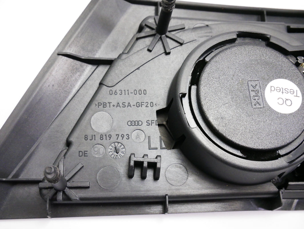 LH Dash Air Vent Tweeter 08-15 Audi TT Coupe Convertible - Genuine 8J1 819 793 A