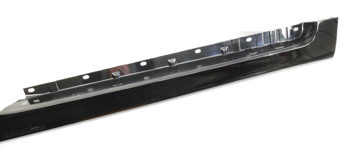 RH Side Skirt Rocker 08-15 Audi TT Coupe Convertible LY9B Black - 8J0 853 856 D