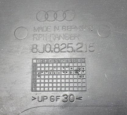 Rear Underbody Panel Lining Shield 08-15 Audi TT Coupe & Convertible 8J0 825 215