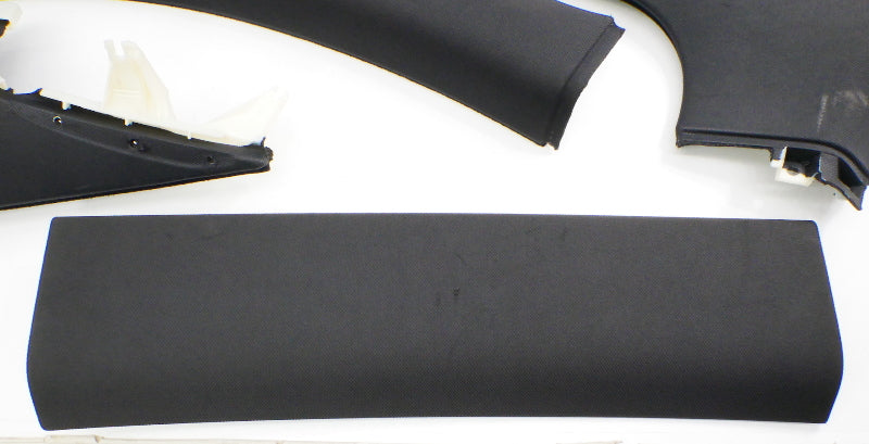 Black Headliner Upper PillarTrim Panels 08-15 Audi TT Coupe - Genuine