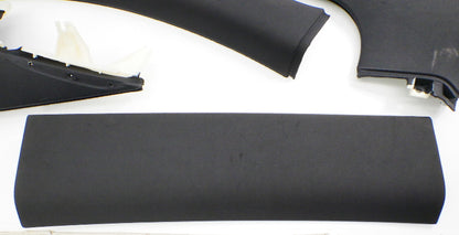 Black Headliner Upper PillarTrim Panels 08-15 Audi TT Coupe - Genuine