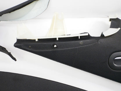 Black Headliner Upper PillarTrim Panels 08-15 Audi TT Coupe - Genuine