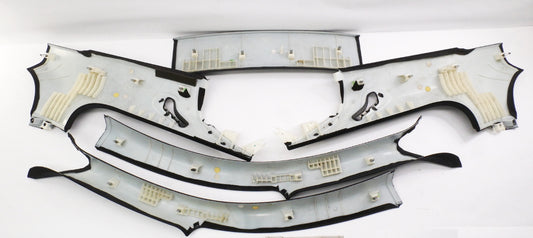 Black Headliner Upper PillarTrim Panels 08-15 Audi TT Coupe - Genuine