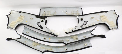 Black Headliner Upper PillarTrim Panels 08-15 Audi TT Coupe - Genuine
