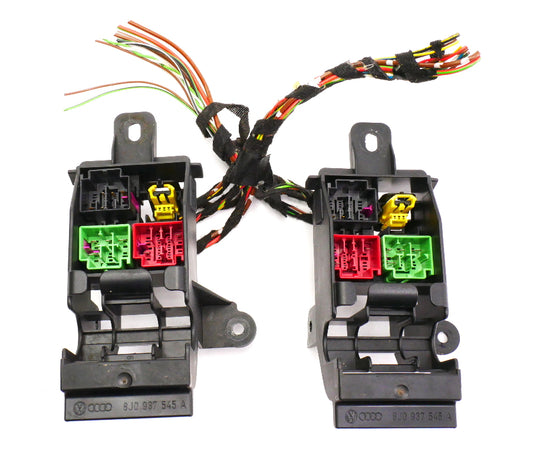 Front Seat Wiring Connector Plug Pigtails 08-10 Audi TT Coupe & Convertible