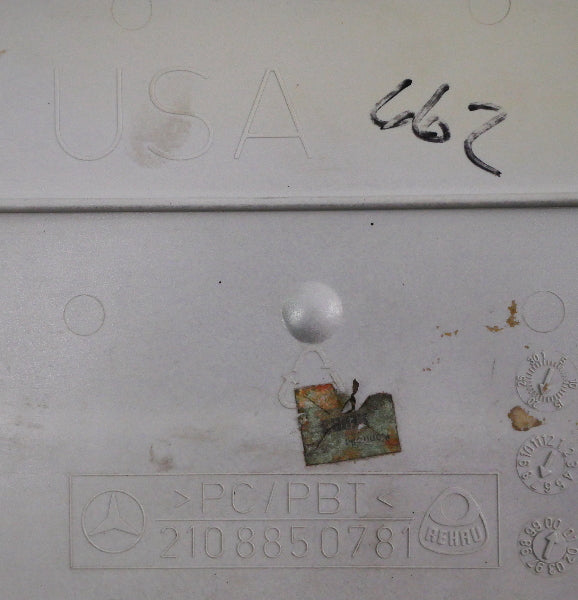 Front License Plate Holder Bracket 00-03 Mercedes W210 E320 E430 - 2108850781