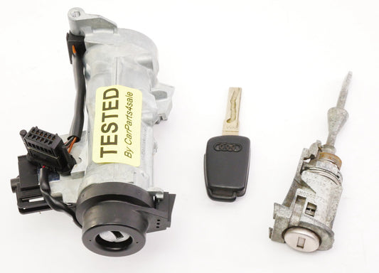 Lock Set Ignition Cylinder Key 08-15 Audi TT Coupe Convertible - 1K0 905 851 B