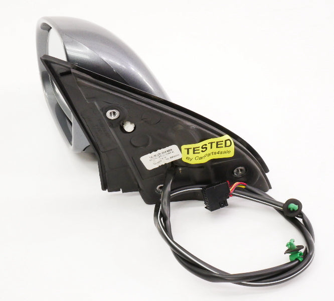LH Side View Exterior Door Mirror 09-14 VW Jetta Sportwagen LD7X Platinum Grey
